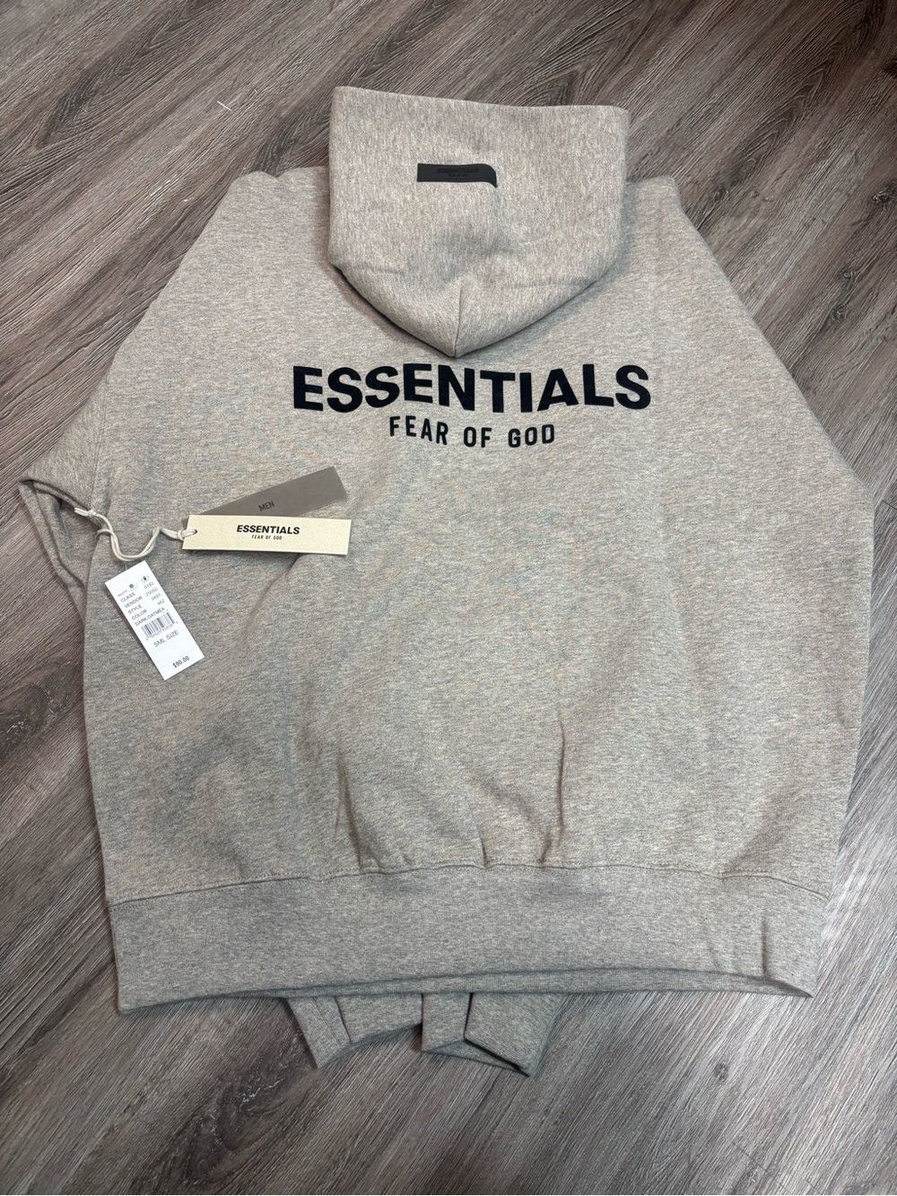 Ss22 fear of god essentials Dark Oatmeal hoodie - Picture 2 of 4